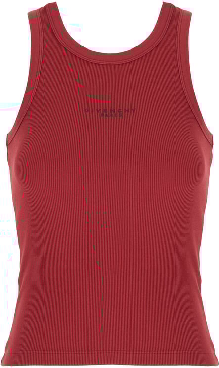 Givenchy Givenchy Red stretch cotton top