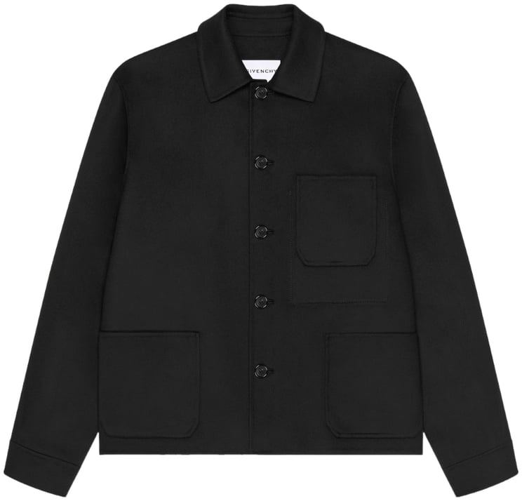 Givenchy ZWART OVERHEMD MET LANGE MOUWEN