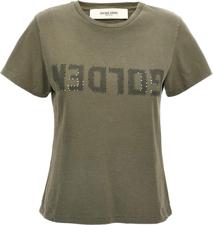 Golden Goose Golden Goose Bicolor Cotton T-Shirt