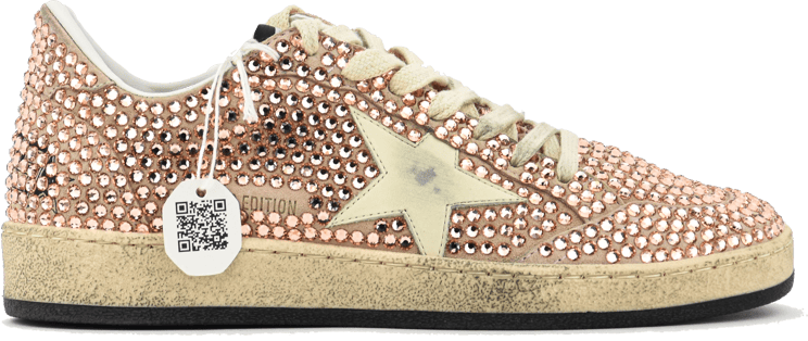 Golden Goose Crystals Moonlight Pink
