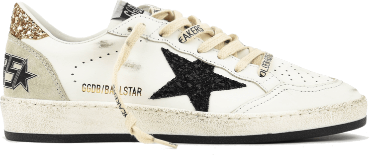 Golden Goose Ball Star White Black Golf