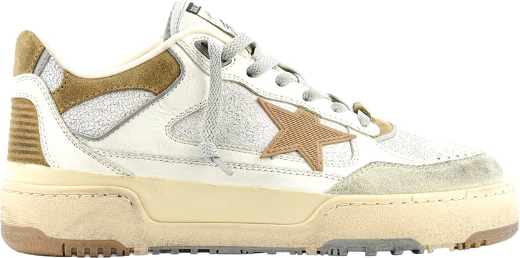 Golden Goose Forty2 White/tabaco