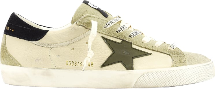 Golden Goose Superstar Cream Olive