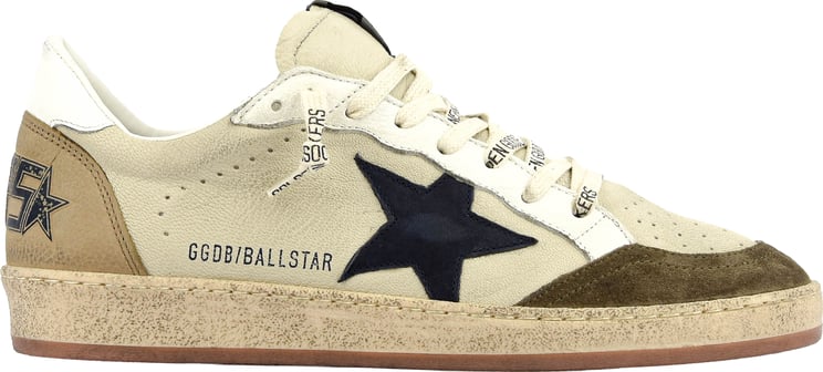 Golden Goose Ballstar Cream White Blue