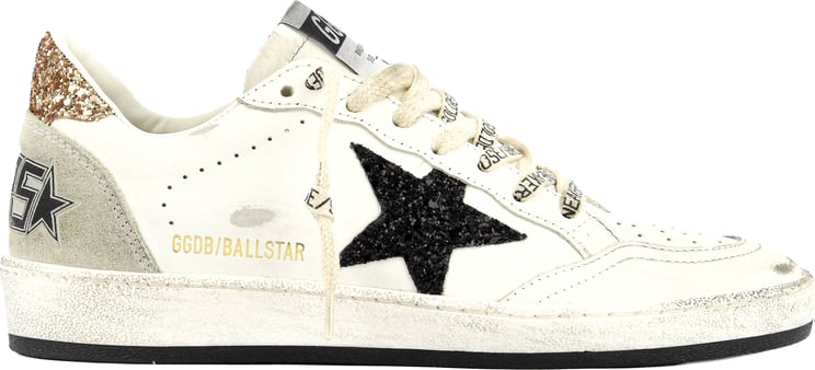 Golden Goose Ballstar White/black/gold