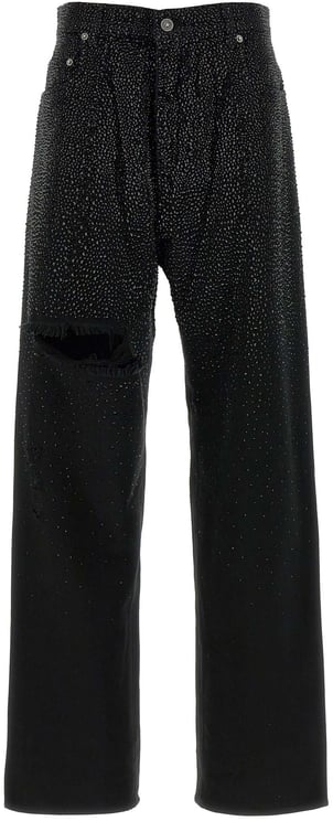 Golden Goose Golden Goose Black Cotton Jeans Denim