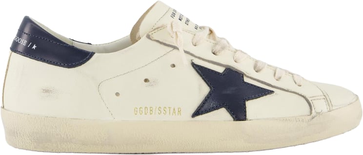 Golden Goose Heren Super-Star Sneaker Wit/Blauw