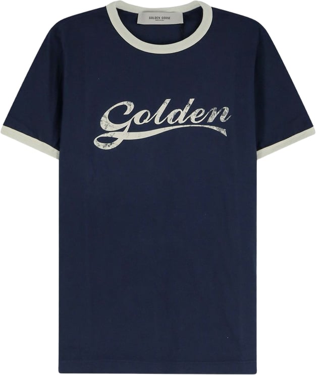 Golden Goose T-Shirts And Polos Blue / Heitage