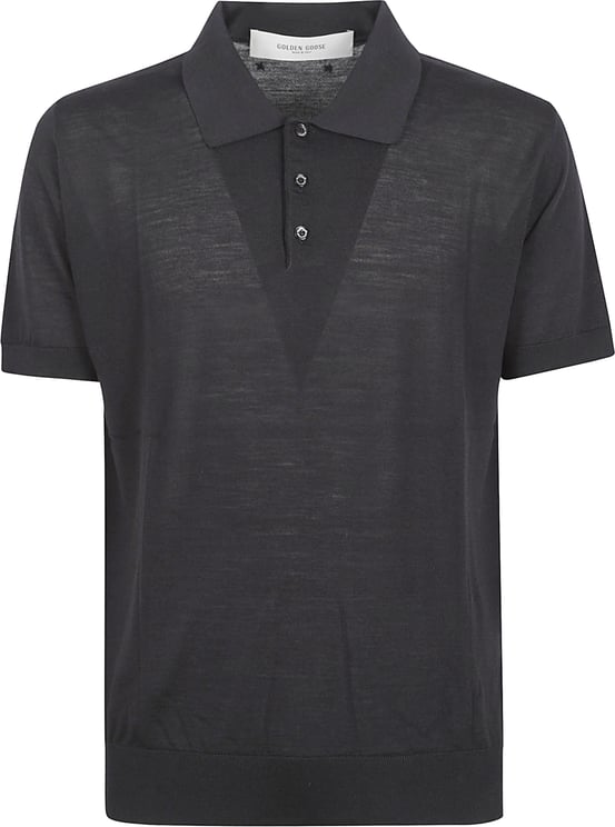 Golden Goose Fine Knit Polo Shirt
