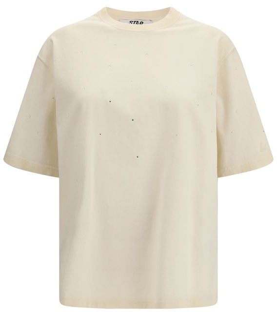 Golden Goose Golden Goose Beige Cotton T-Shirt