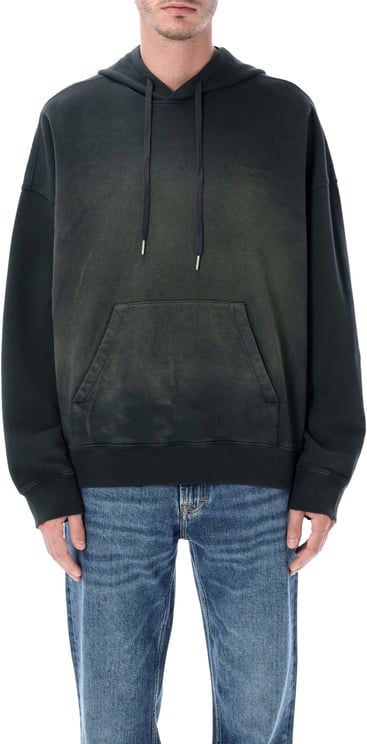 Golden Goose Hoodie Bleached Wash Bleached Washed Black