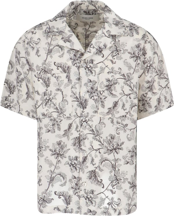 Golden Goose Crisp White Button-Down Shirt with Structured Collar