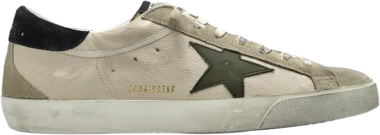 Golden Goose Sneakers Cream/Grey/Olive/Blue