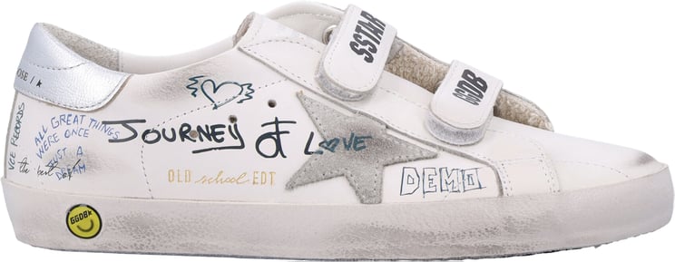 Golden Goose Old School Leather White/Ice