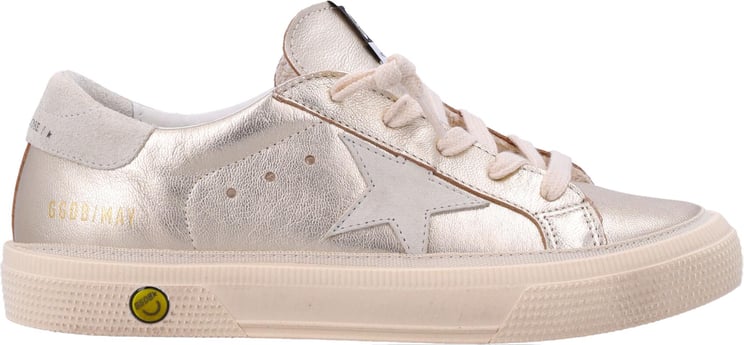 Golden Goose May Laminated Platinum/Grey