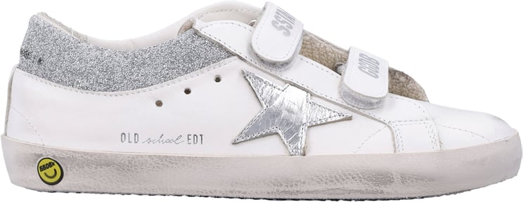 Golden Goose Old School Leather Optic White/Silver