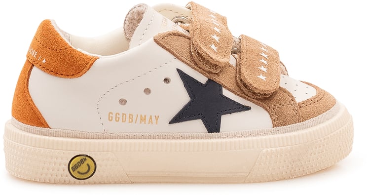Golden Goose May School Sneaker con Doppio Strap