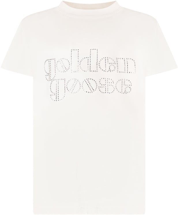 Golden Goose T-shirt con Logo Gioiello