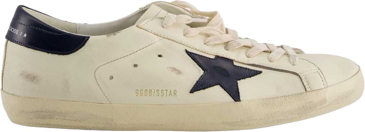Golden Goose Golden Goose Heren Super-Star Sneaker Wit/Blauw