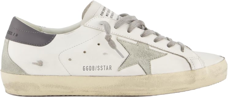 Golden Goose Heren Super Star Sneaker Wit/Grijs