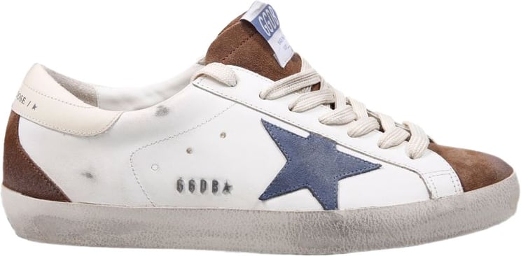 Golden Goose Sneakers White/Brown/Blue