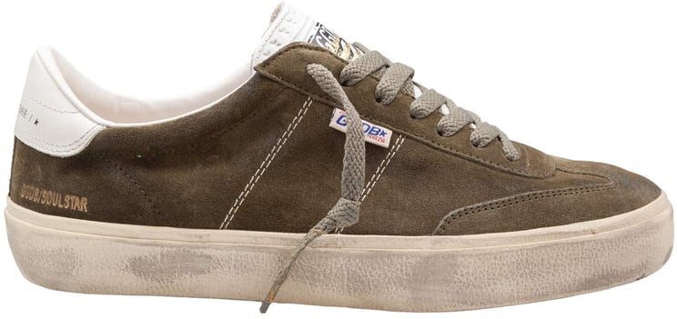 Golden Goose Golden goose soul star suede sneakers, military green