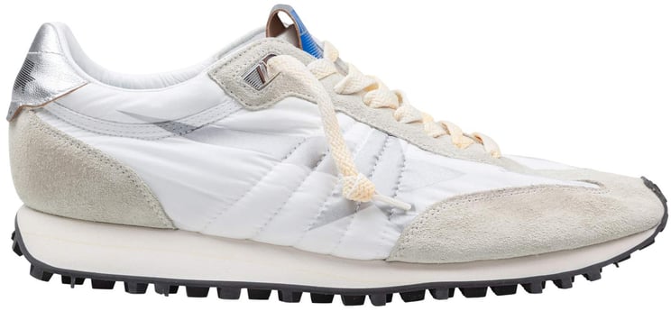 Golden Goose Golden goose running sneakers in suede and nylon, white