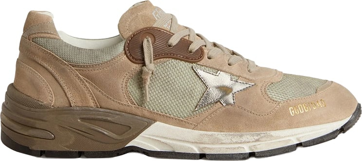Golden Goose Sneakers Beige /Silver