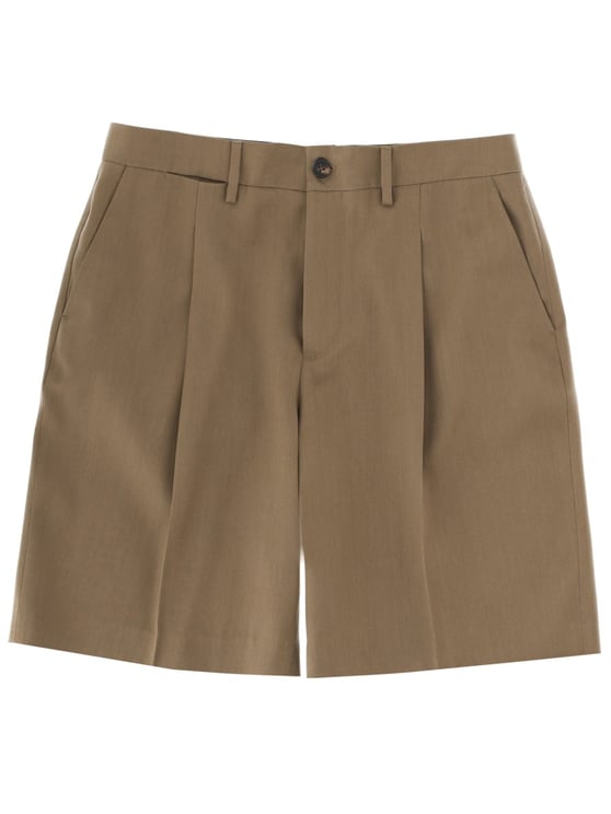 Golden Goose Golden Goose Pleated Tailored Denim Shorts