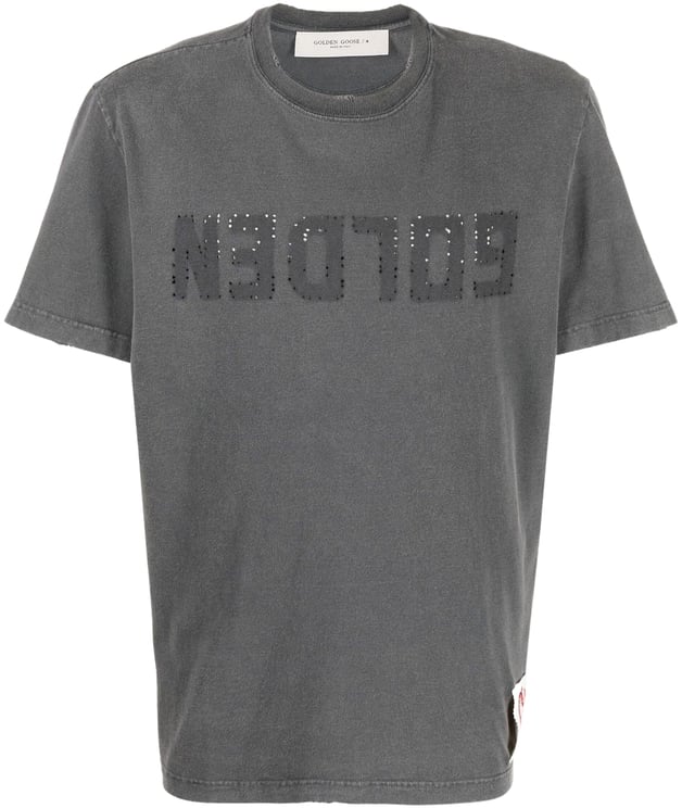 Golden Goose T-Shirts And Polos Grigio Scuro