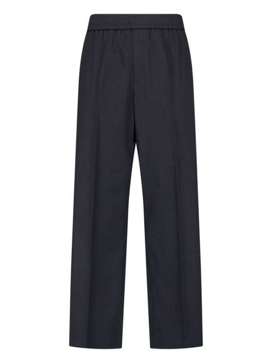 Golden Goose Black Virgin Wool Star Sweatpants