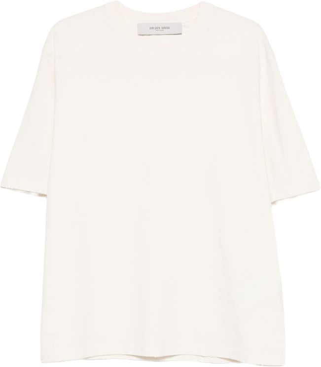 Golden Goose T-Shirts And Polos Heritage White