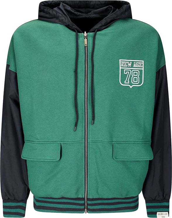 Golden Goose Sweaters Green/Sky
