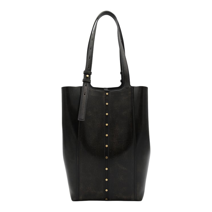 Golden Goose Tall Rectangular Black Tote Bag