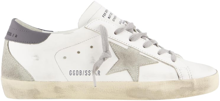 Golden Goose Dames Super-Star Sneaker Wit/Grijs