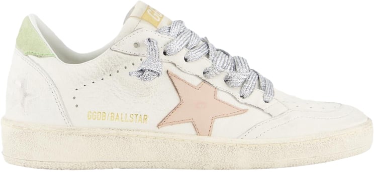 Golden Goose Dames Ballstar Sneaker Wit/Roze