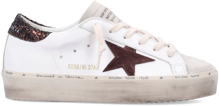 Golden Goose Hi Star White Grey Purlple Brown
