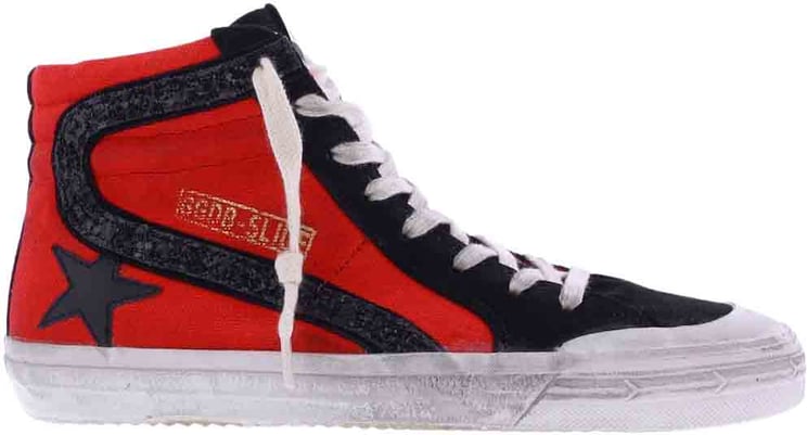 Golden Goose Dames Slide Sneaker Rood/Zwart