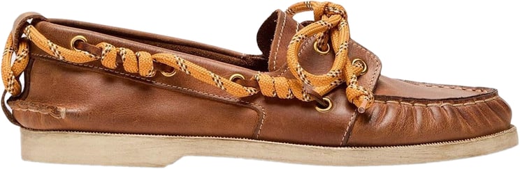 Golden Goose Dames Boat Mocassin Bruin