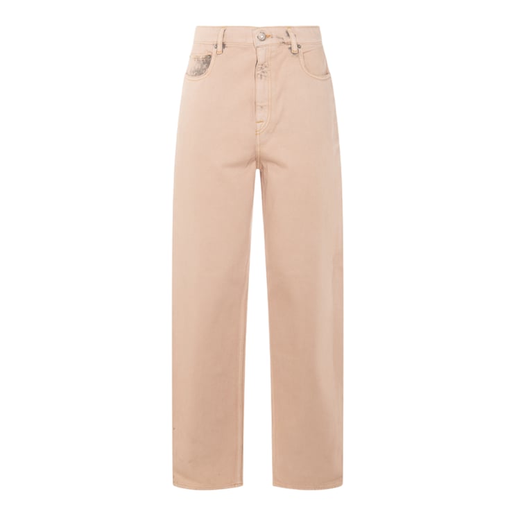 Golden Goose High-Waisted Straight-Leg Jeans With Distressed Detail