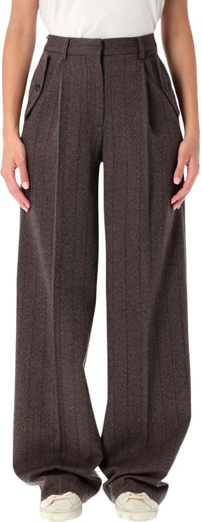 Golden Goose Pant Pin Stripe Cocoa Brwon