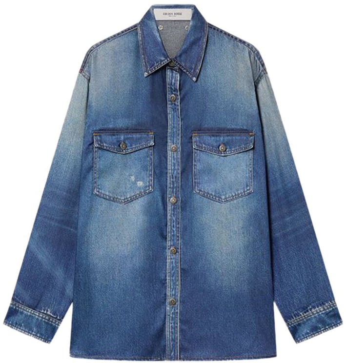 Golden Goose Shirts Blue