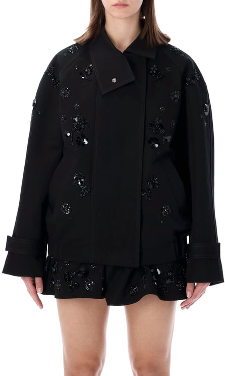 Golden Goose Caban Embroidery Nero