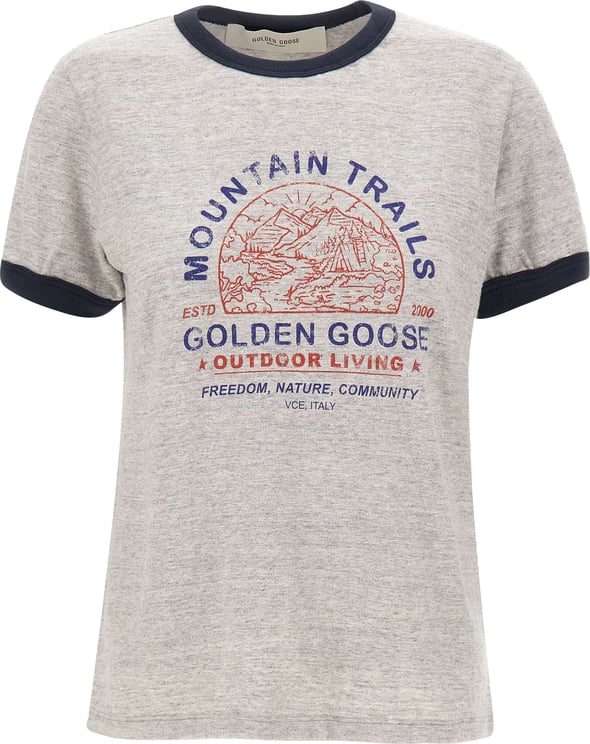 Golden Goose T-Shirts And Polos Grey