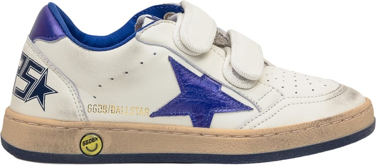 Golden Goose Sneakers Ballstar con Chiusura a Strappo e Inserto a Stella