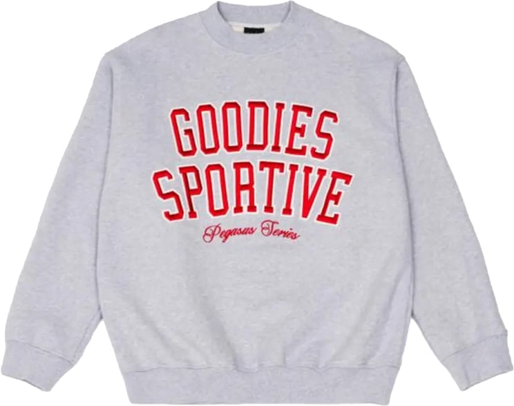 Goodies Sportive Goodies Sportive - Baseball grey crewneck - BGC26 - Vigore
