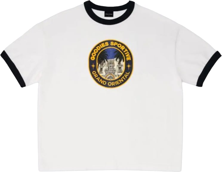 Goodies Sportive Goodies Sportive - Grand oriental ringer tee - GORT26 - White Navy