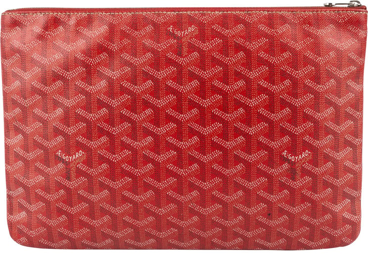 Goyard Goyard Monogram Goyardine Canvas Senat MM Clutch