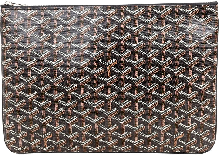 Goyard Goyard Goyardine Monogram Sénat MM Clutch