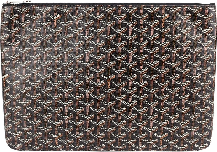 Goyard Goyard Monogram Goyardine Canvas Senat MM Clutch